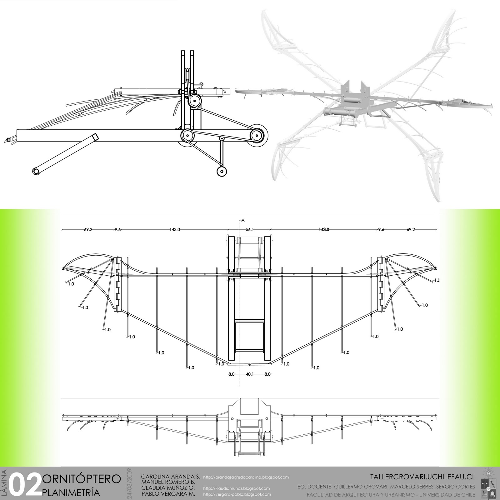 Ornitoptero Planos De Ornitóptero Paso A Paso Creación Del Ornitoptero
