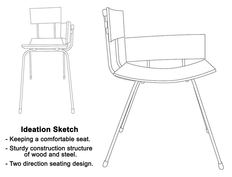 Wood & Bar Chair Fred Lee