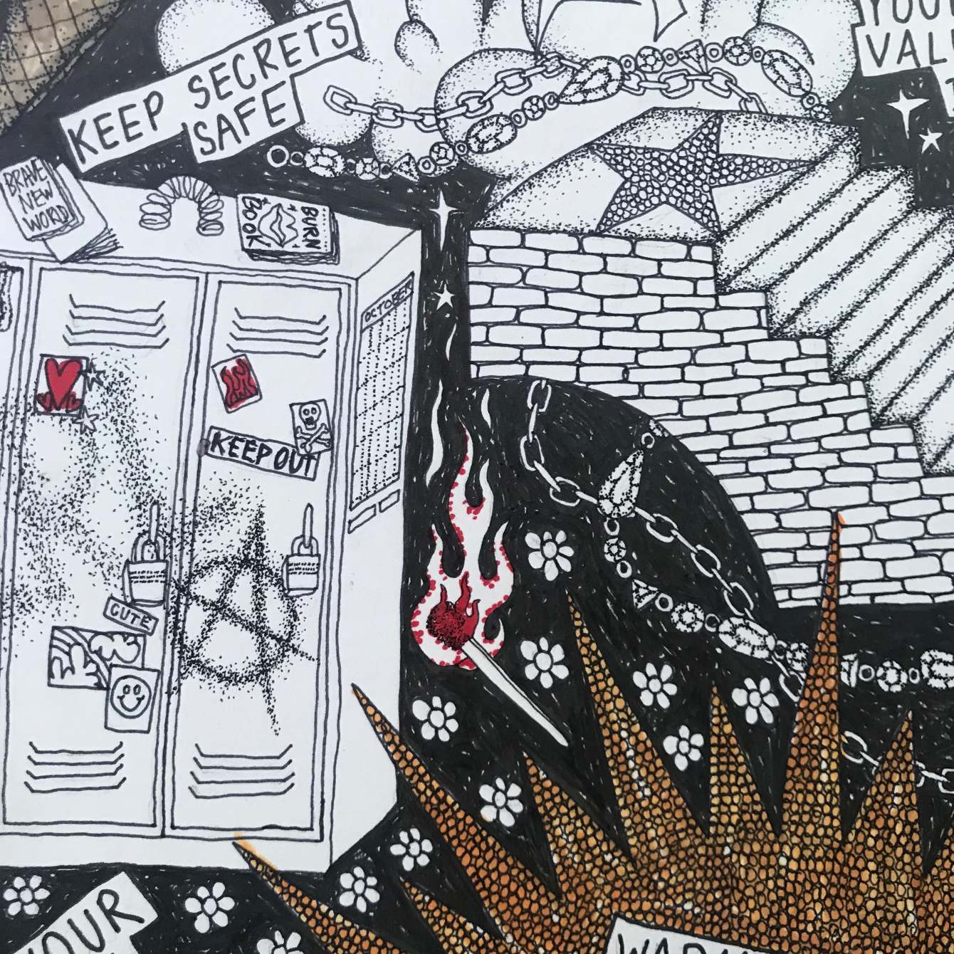 Marker Illustrations Leanna Perry