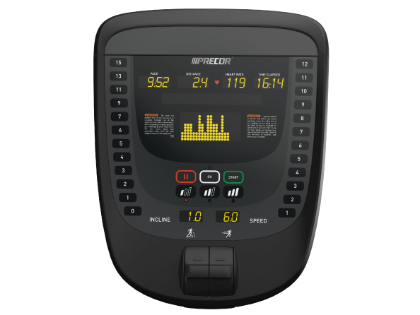 Precor treadmill interval settings hotsell
