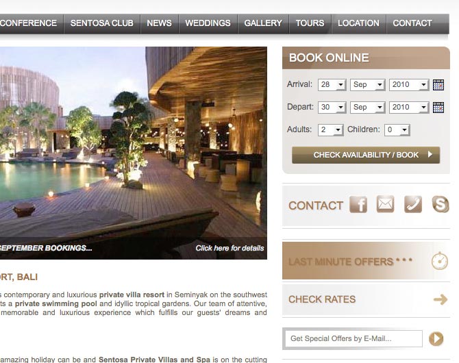 Sentosa Website Sentosa Website - Antilope /// Designer Christian Ørsted