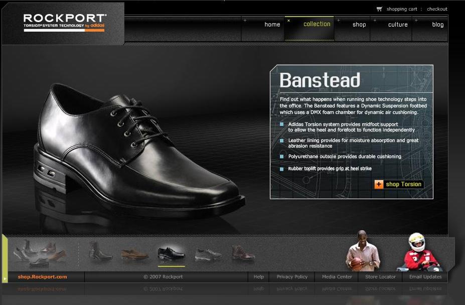 rockport adidas torsion