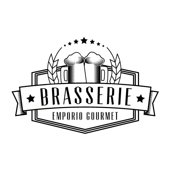 Logo Brasserie Emporio Gourmet Portfolio Filipe Guedes