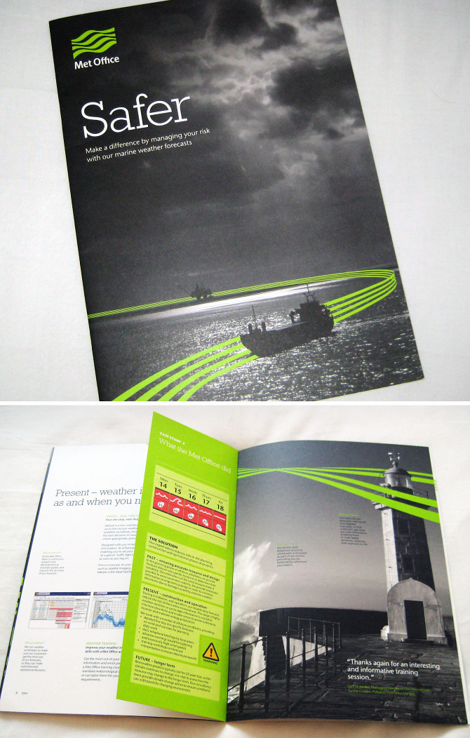 met office brochures and