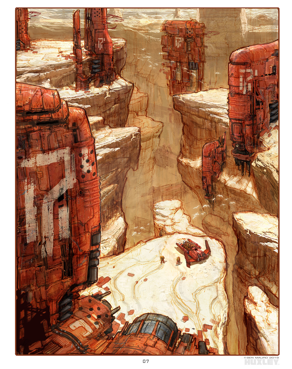 HUXLEY™ GRAPHIC NOVEL Ben Mauro Design