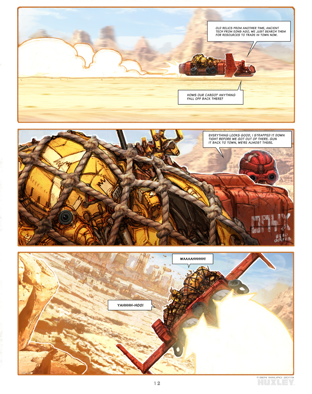 HUXLEY™ GRAPHIC NOVEL Ben Mauro Design