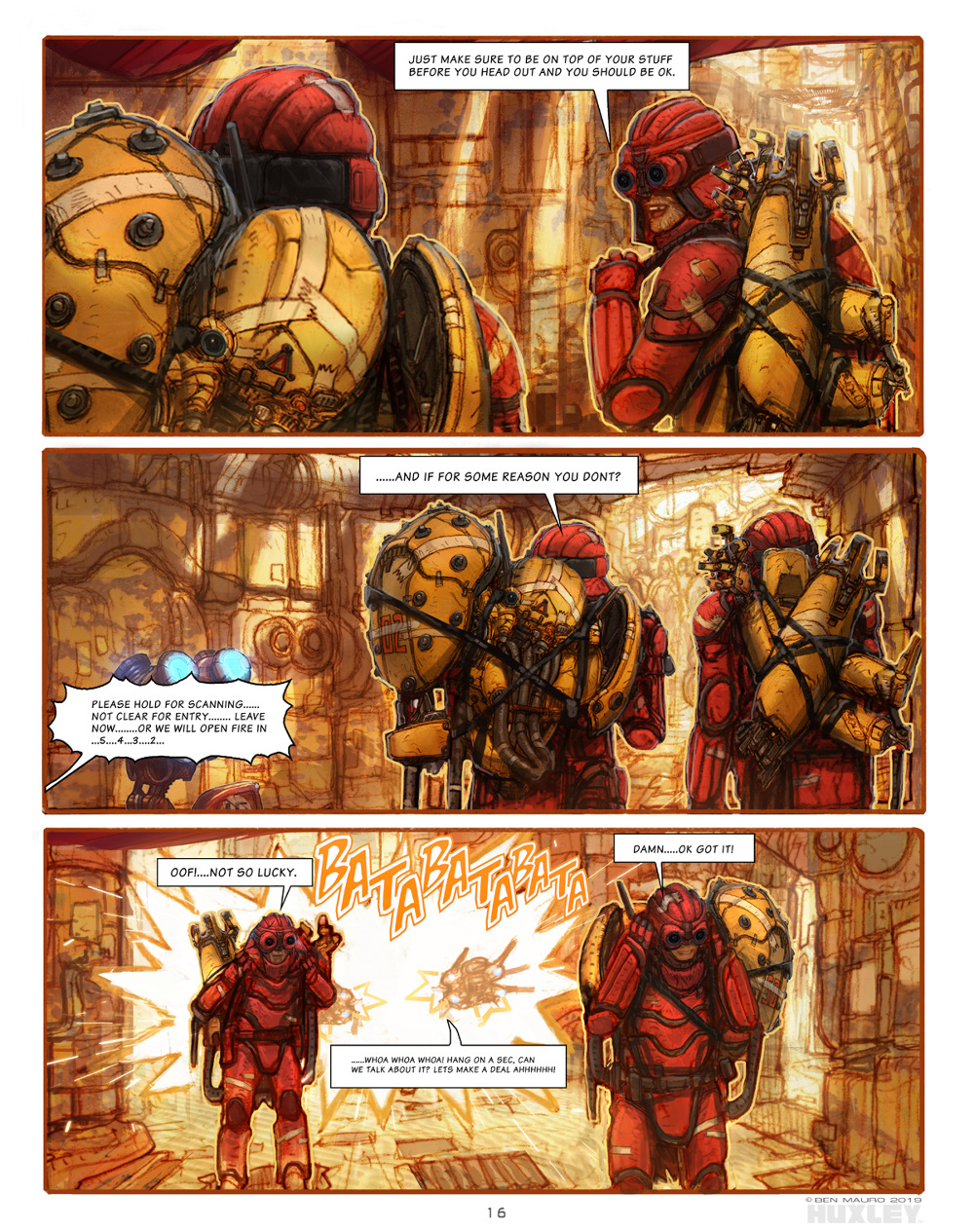 HUXLEY™ GRAPHIC NOVEL Ben Mauro Design