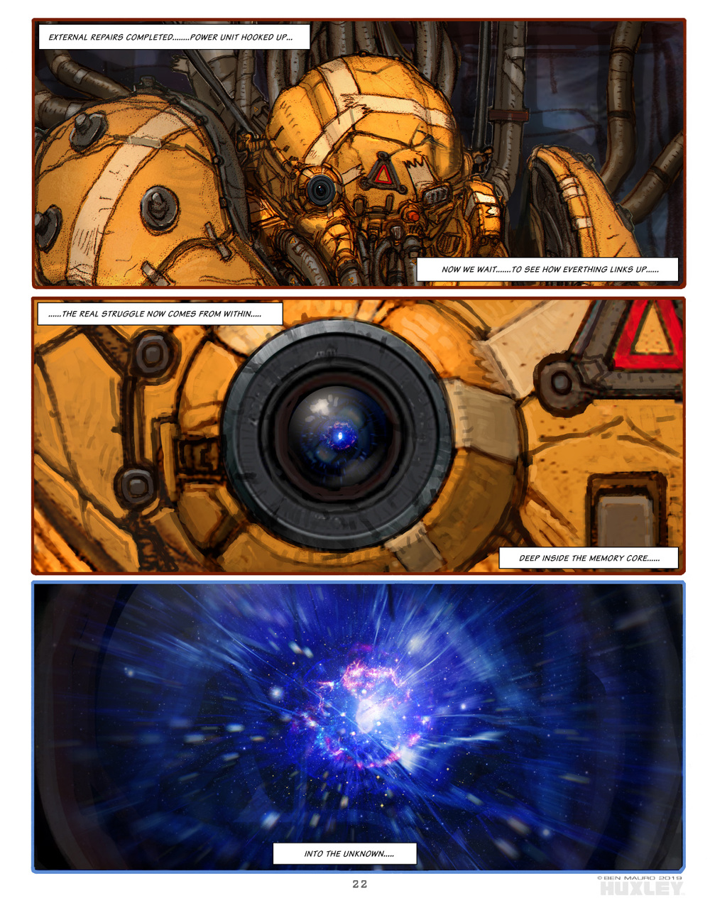 HUXLEY™ GRAPHIC NOVEL Ben Mauro Design