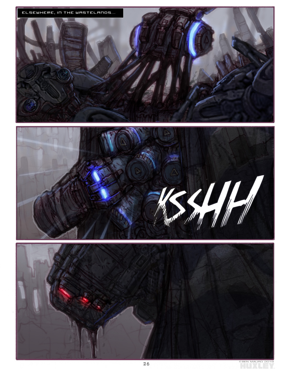 HUXLEY™ GRAPHIC NOVEL Ben Mauro Design