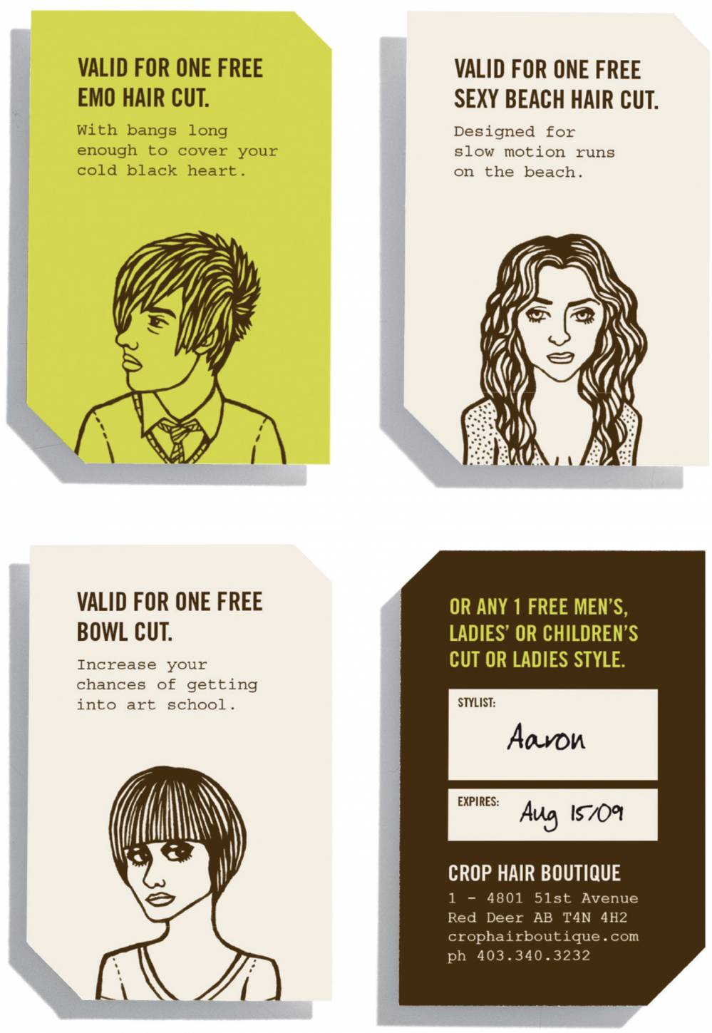 Crop Hair Salon Ashley Ross Illustration
