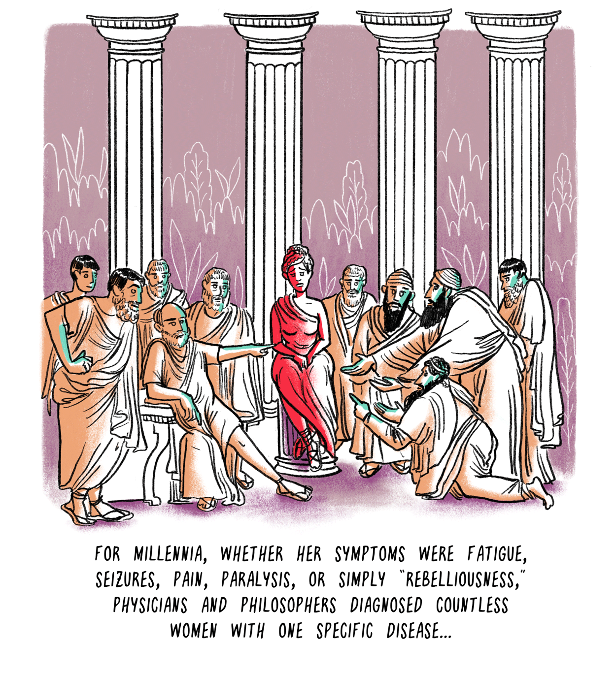 The Dark History of Hysteria Alexandra Beguez Illustration & Comics