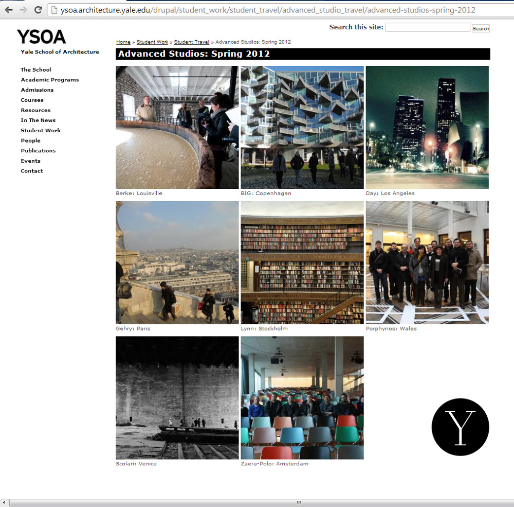 Yale School of Architecture v1 - bTd works