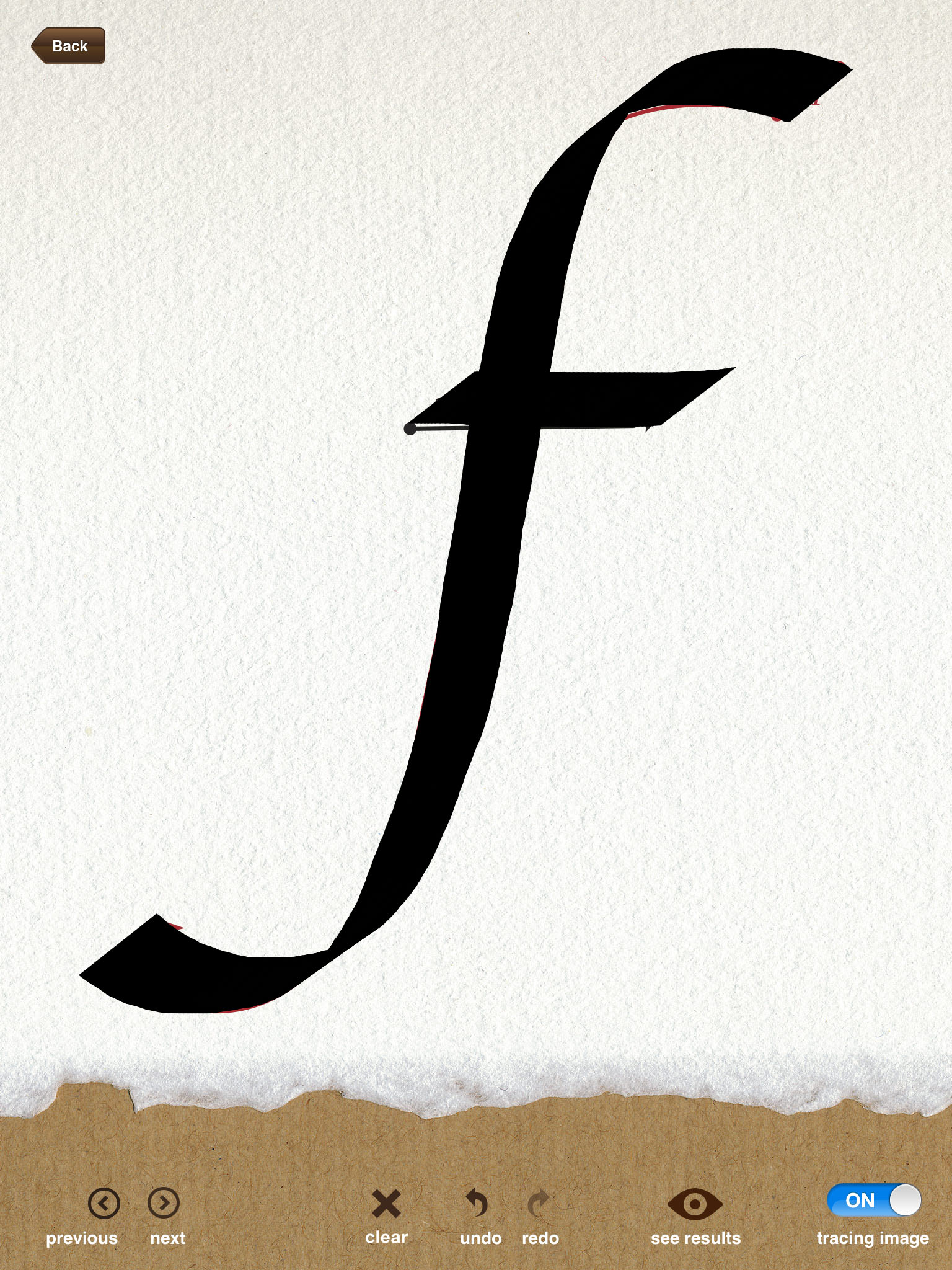 Calligraphy Practice • iPad app João Brandão Designer