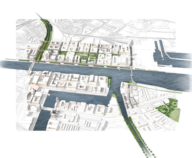 //Dublin Docklands / Site Masterplan / BSLA / DMOD // conorrochford