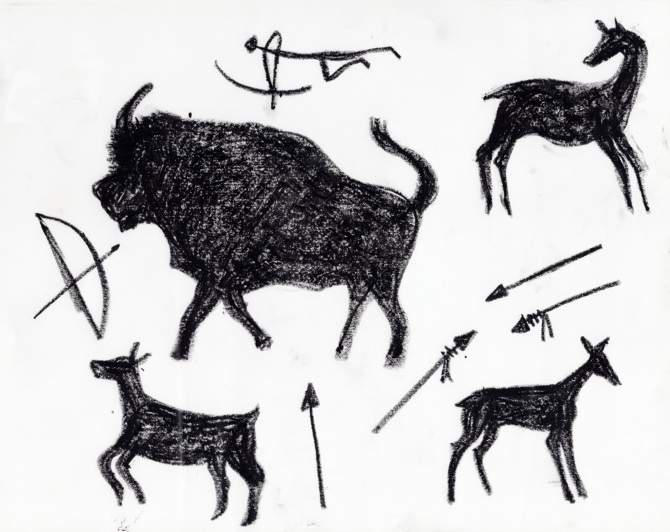 Cave Painting Pattern Sayada Ramdial Illustration Img003 670