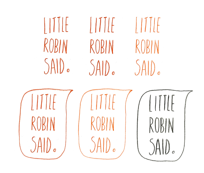 Little Robin Said. - Nicola Ansell