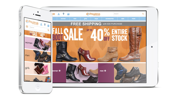 payless mobile site