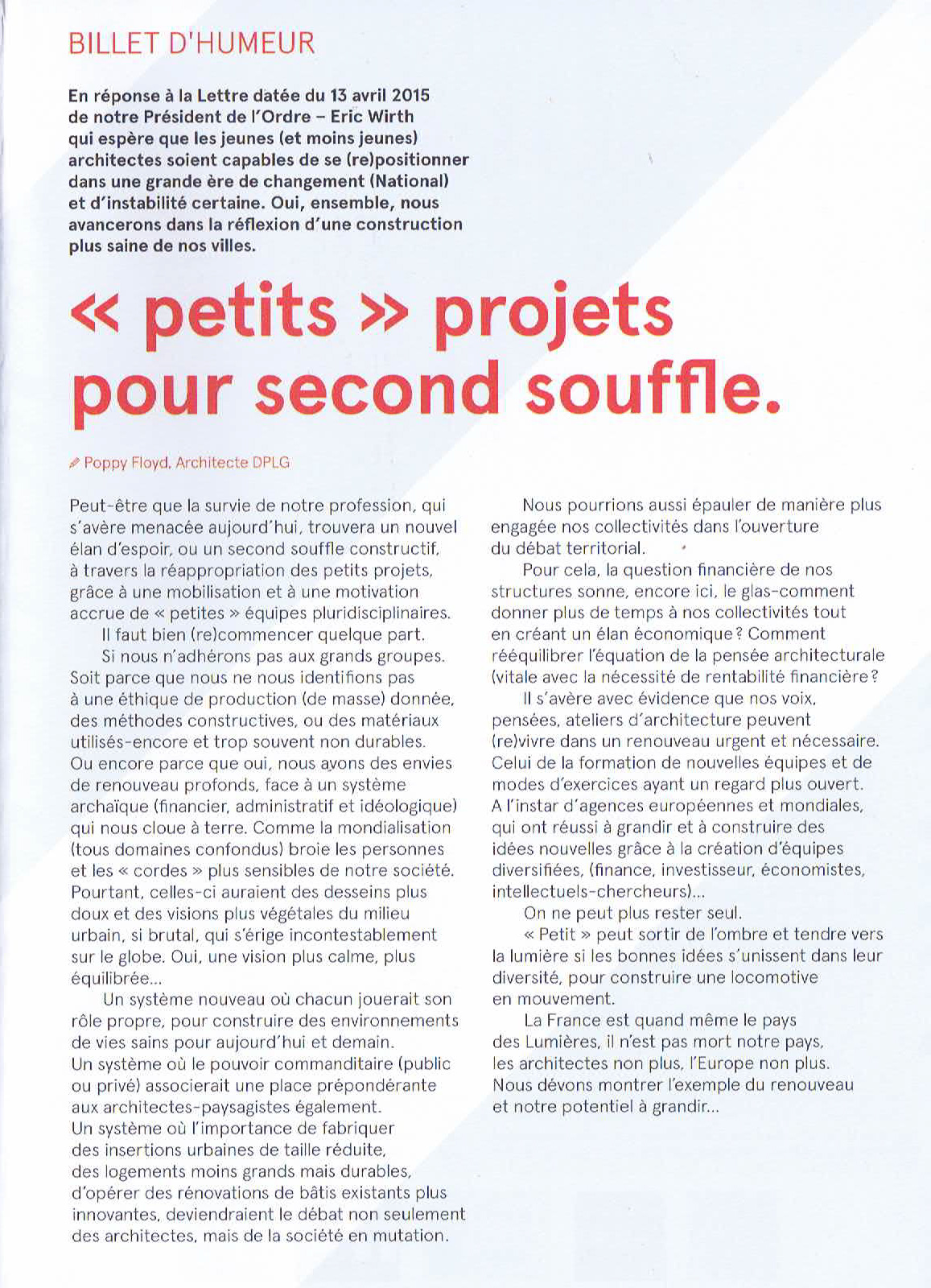 Pierre Bourdieu La Sociologie Est Un Sport De Combat AWARDS / PRESS - Poppy Floyd architect