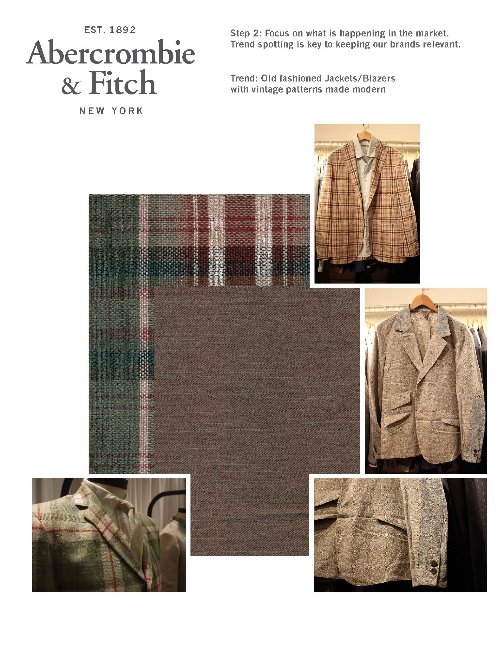 Abercrombie & Fitch Design Application 2013 - Josh Smith