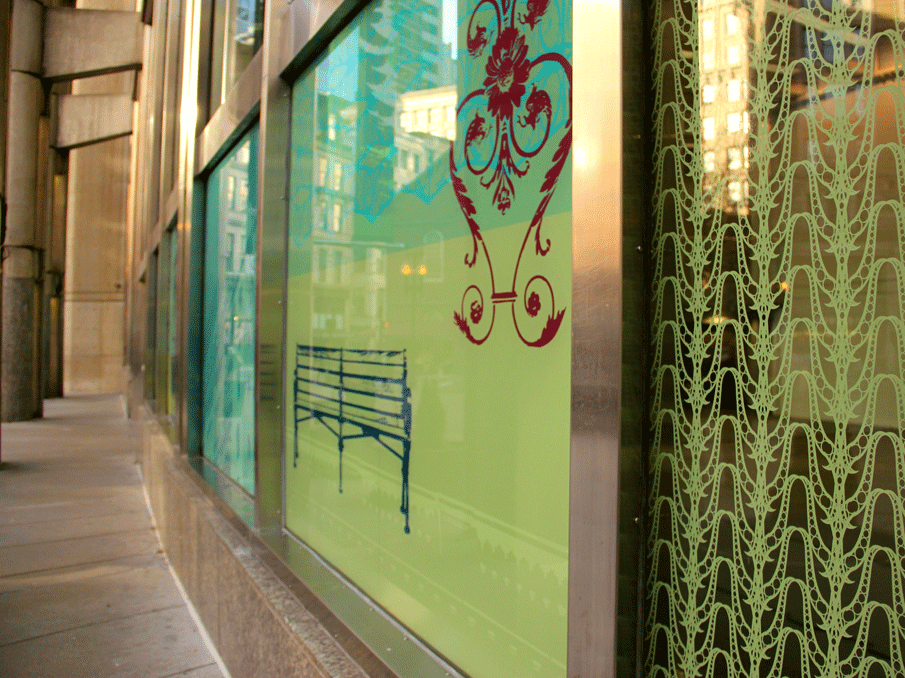 WINDOW GRAPHICS jessica grant brand identity + environmental graphic design