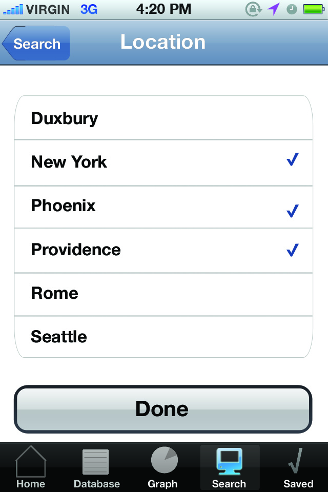 Data View(Mobile App) - Adam Lowe Design
