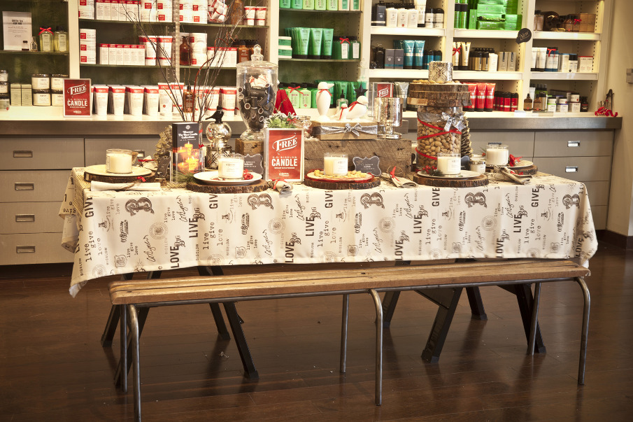 Props and Display for C.O. Bigelow & White Barn Candle Co. Abigail