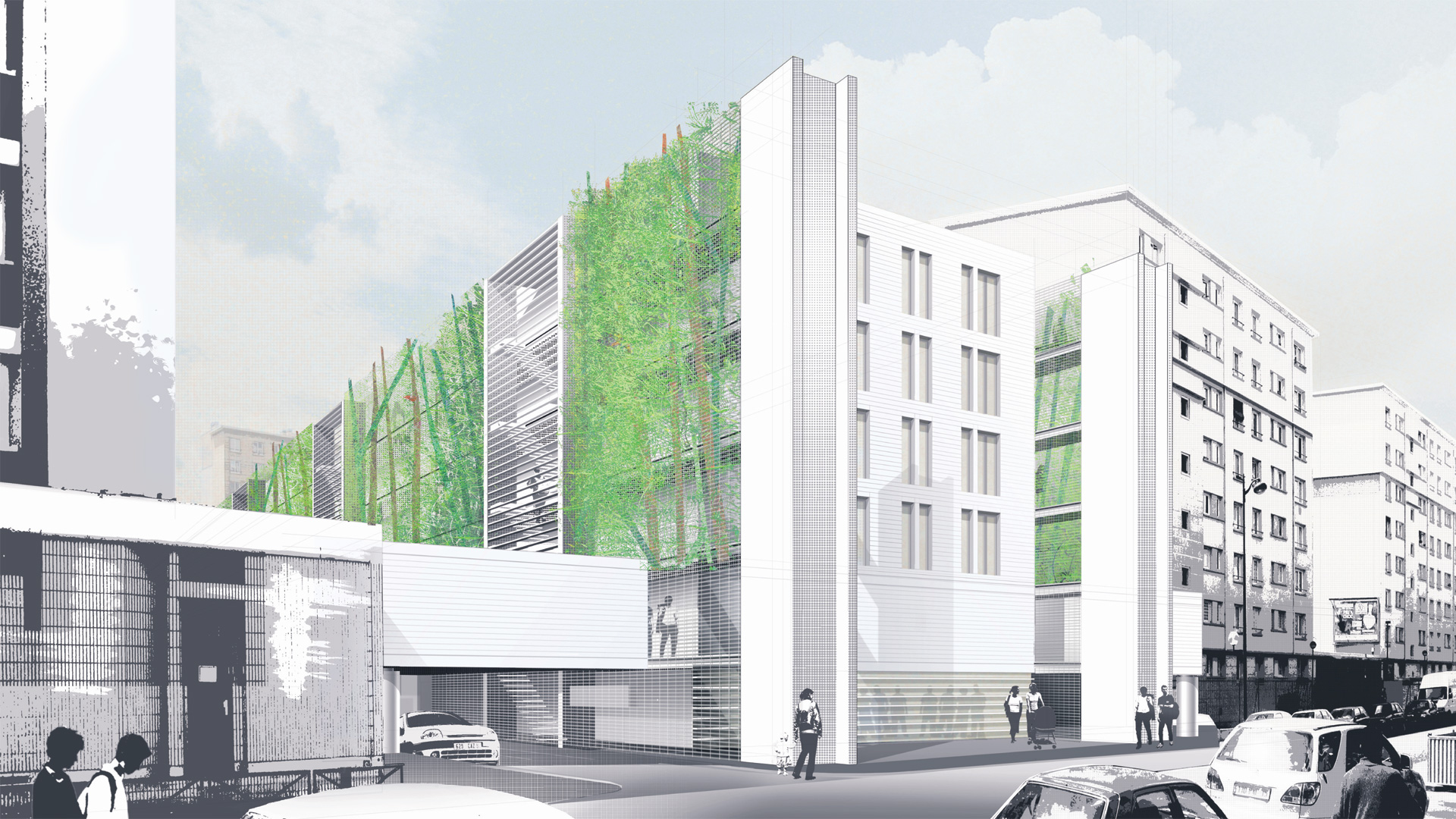 PARIS XIX RUE RIQUET // Logements Opus 5 Architectes