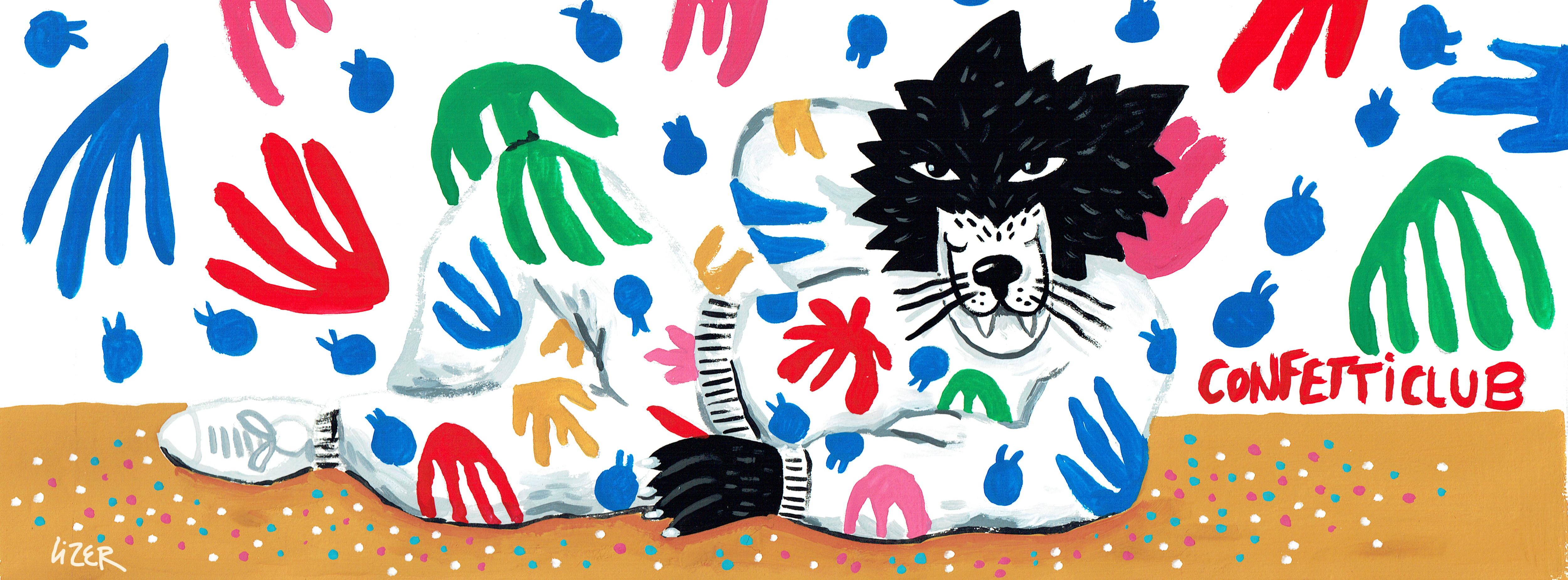 Confetti Club Lizer van Hattem Illustration Tattoo