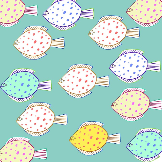 Pattern Fish Artist fish pattern, sea life, fish, art, illustration, illustrator, design ...