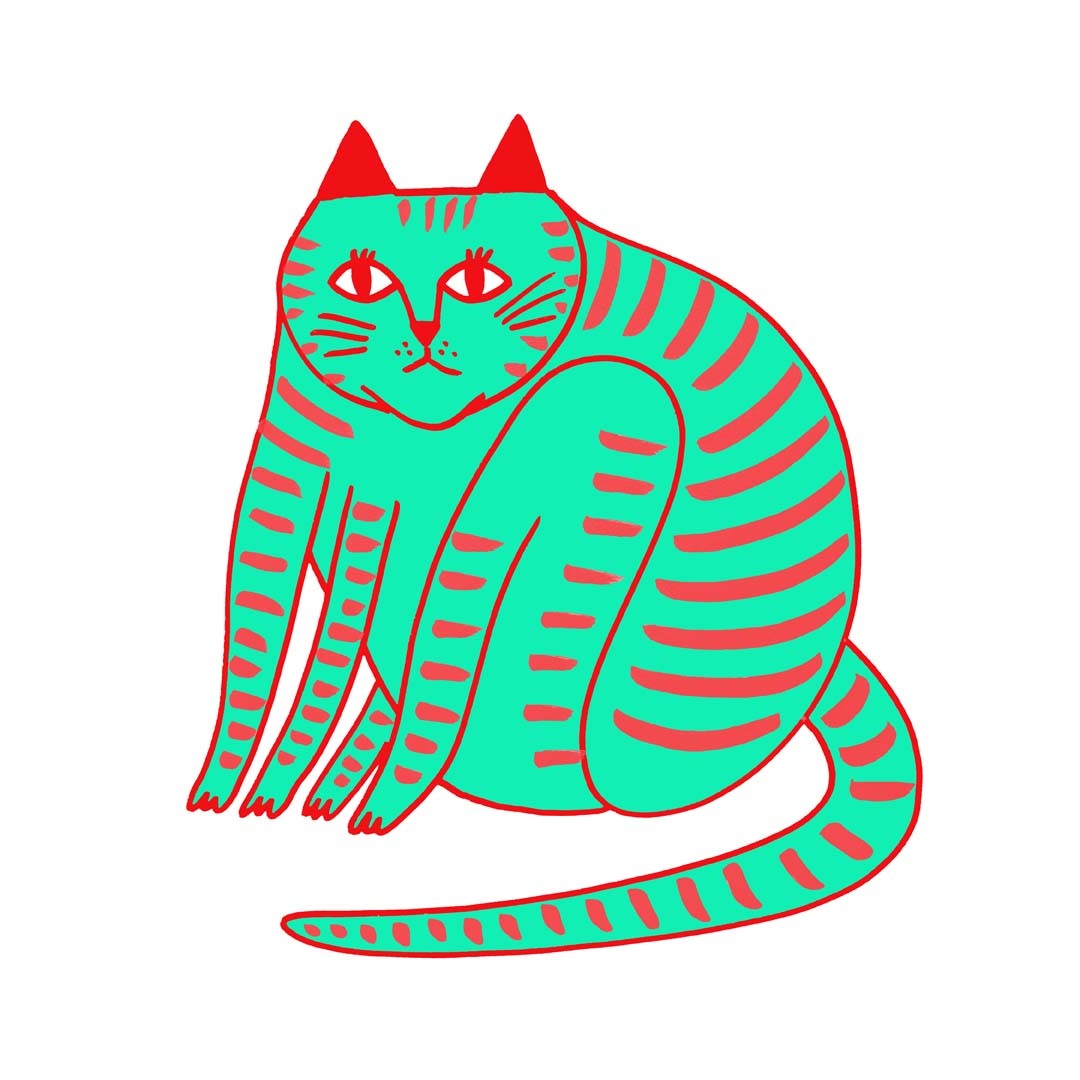Cat Illustrations Ashley Percival Illustration
