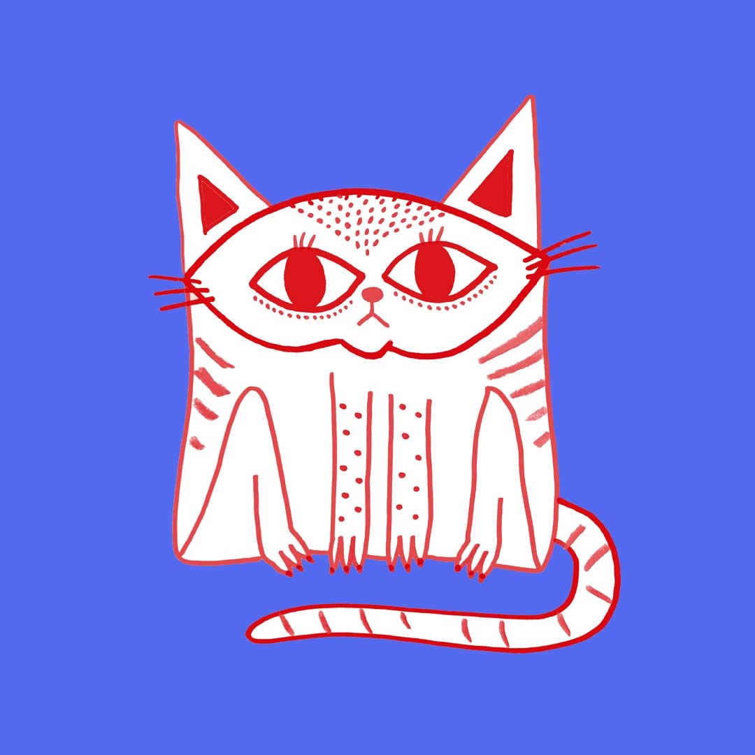 Cat Illustrations Ashley Percival Illustration