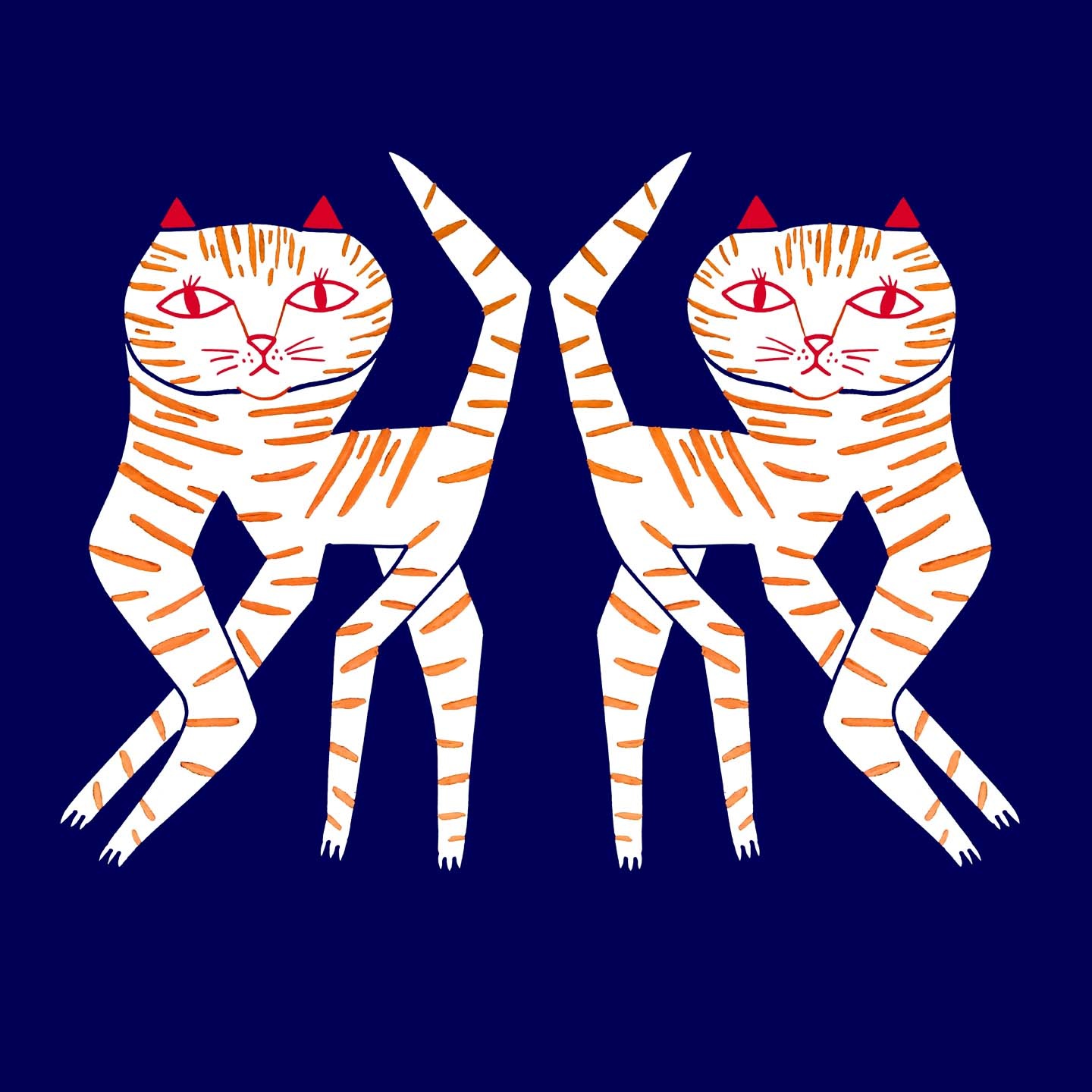 Cat Illustrations Ashley Percival Illustration