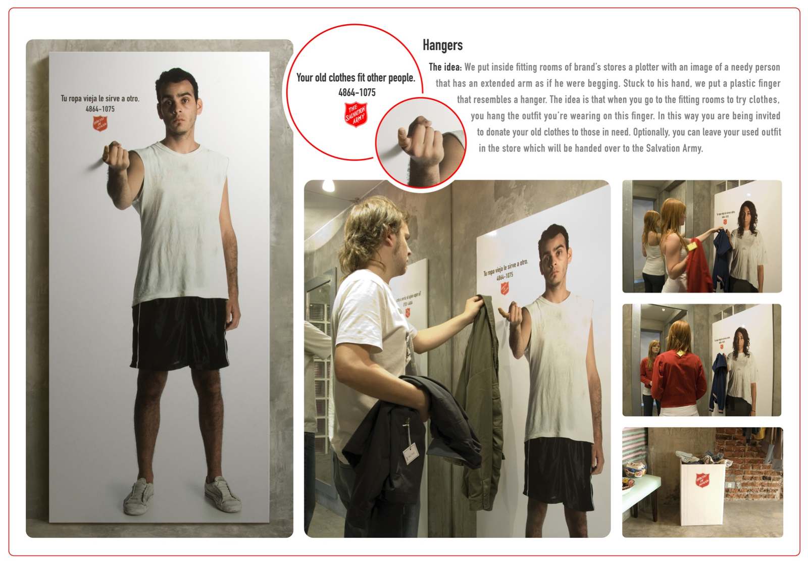 Salvation Army Hangers Damian Isaak