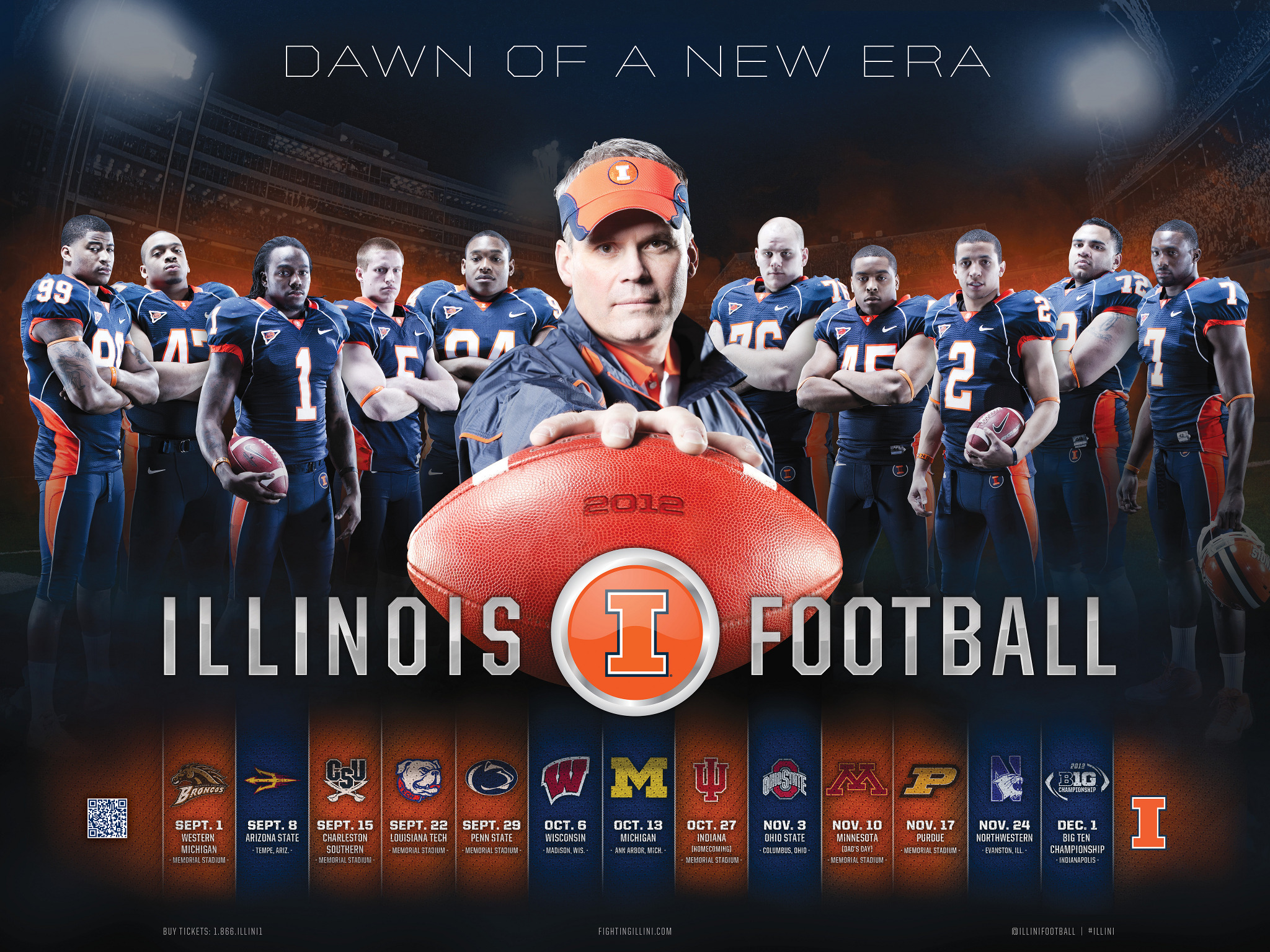2012 Illinois Football Willwyssdesign