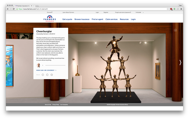 Farmers Insurance Hall of Claims