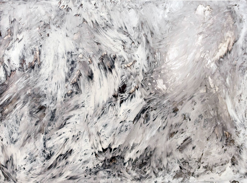 Smudged Inkjet Paintings Garrett Pruter