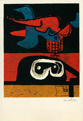 ル・コルビュジエ リトグラフ 別世界 