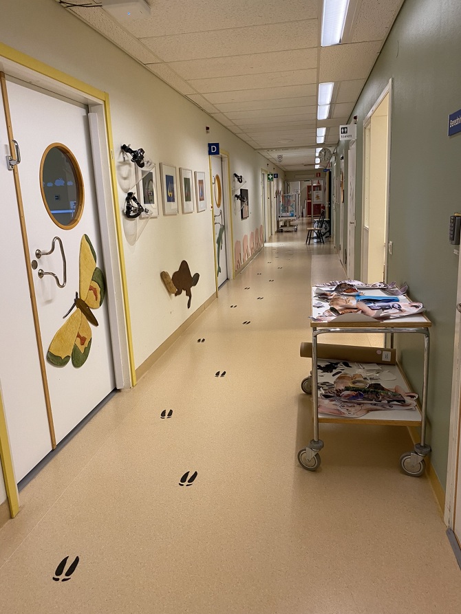 Behandlingrum för barn på Karlstads sjukhus 2022 Amandaerixan