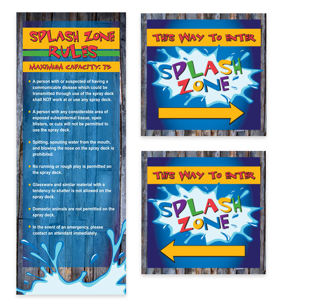 SPLASH ZONE Eckerman Design