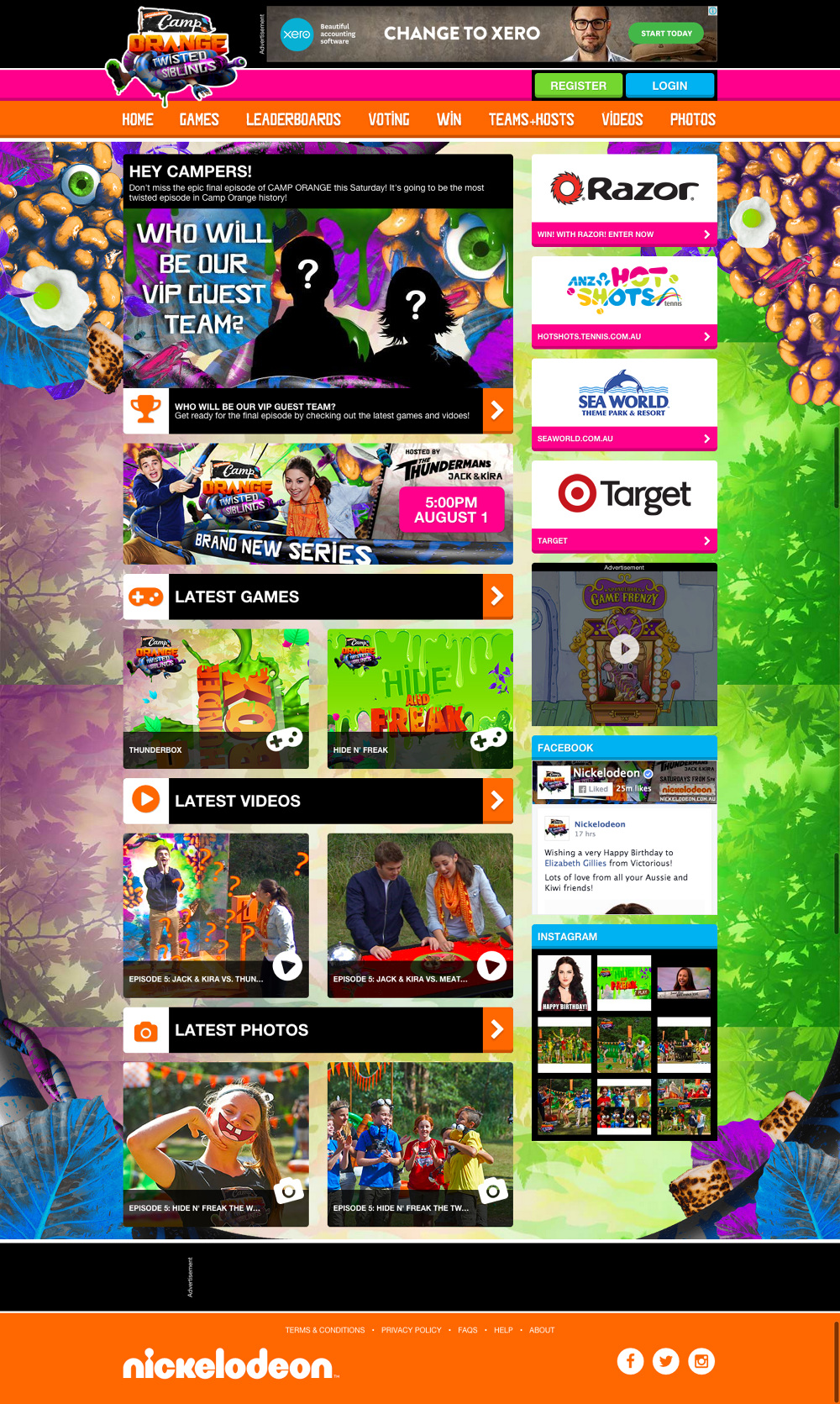 NICKELODEON: CAMP ORANGE - Hello I'm Courtney