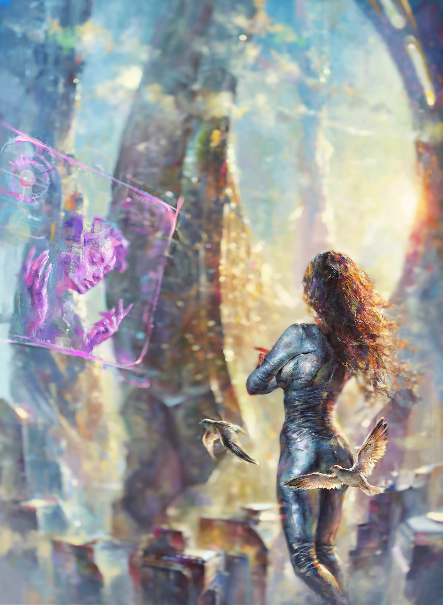 Work Minus Eighty. Cover Art - The Art of Eldar Zakirov
