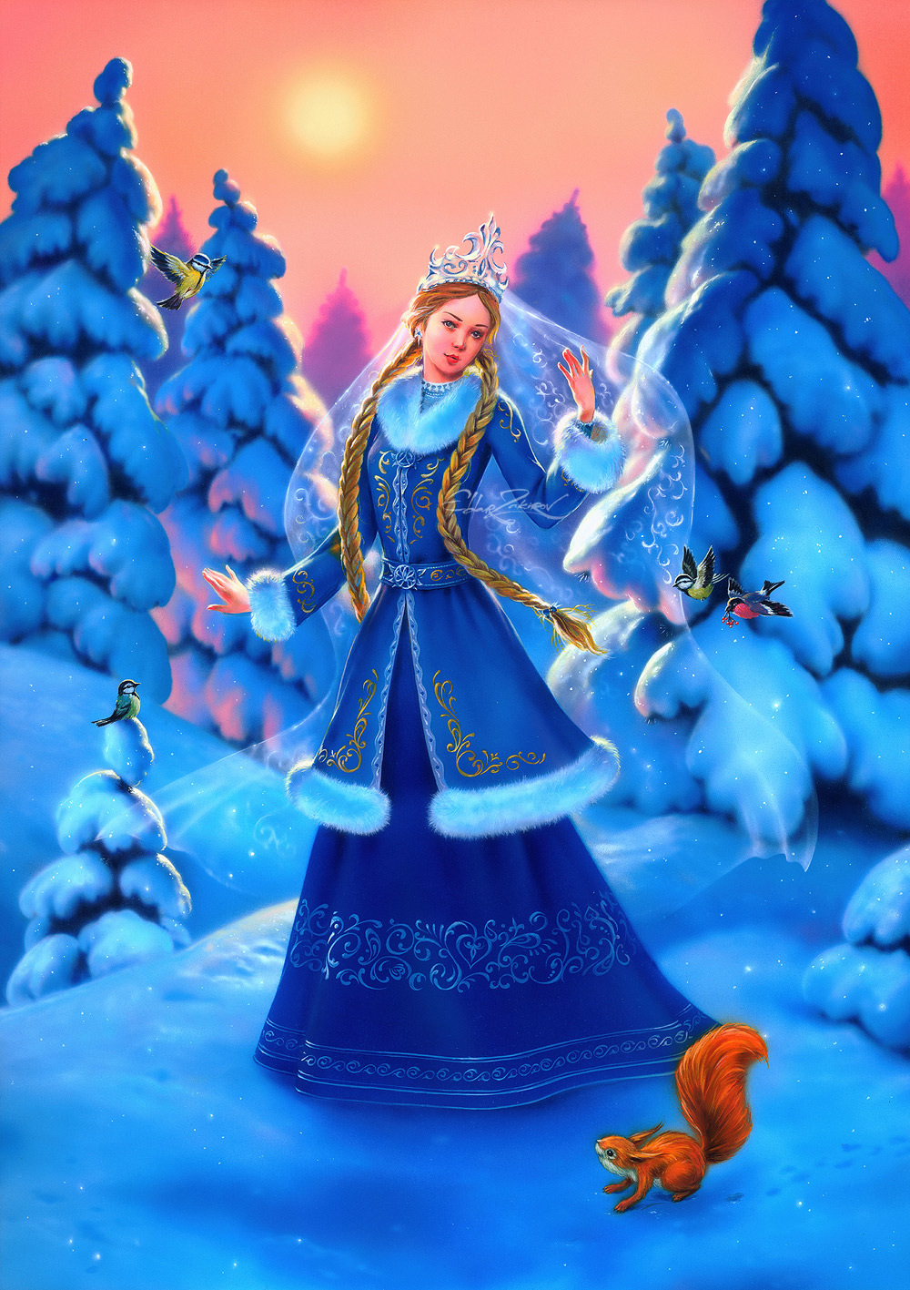 Snow Maiden - The Art of Eldar Zakirov