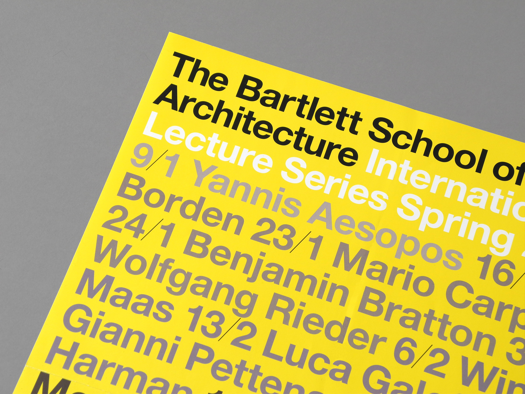 The Bartlett School Of Architecture Poster Series Pete