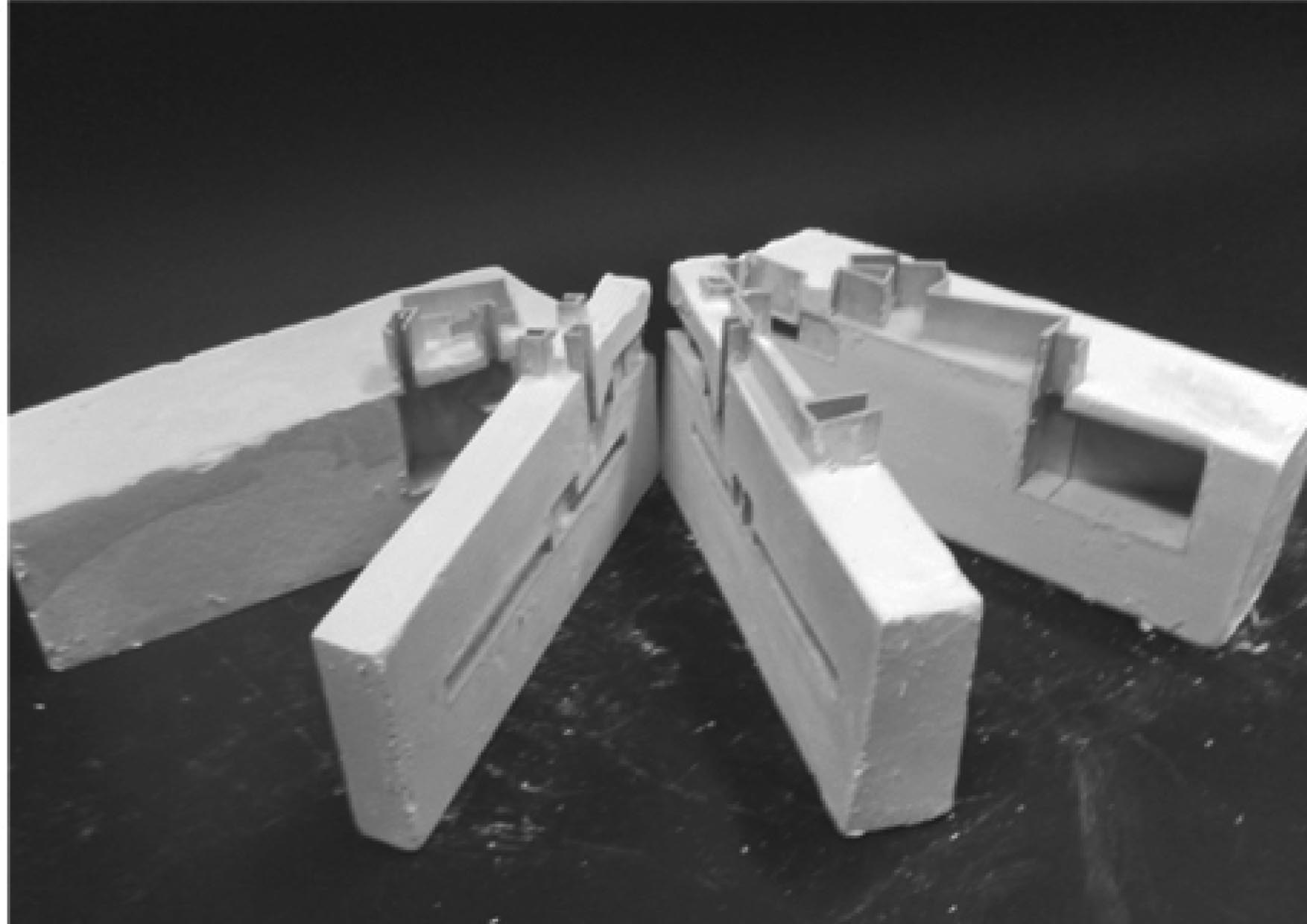 Series of Plaster Models Oliver Adamson