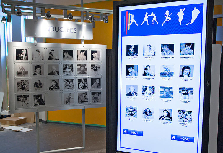 Brantford Sports Hall of Recognition Wayland Gill graphic design