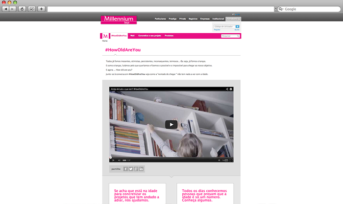 #howoldareyou microsite