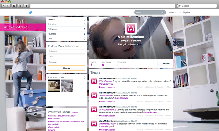 #howoldareyou Twitter