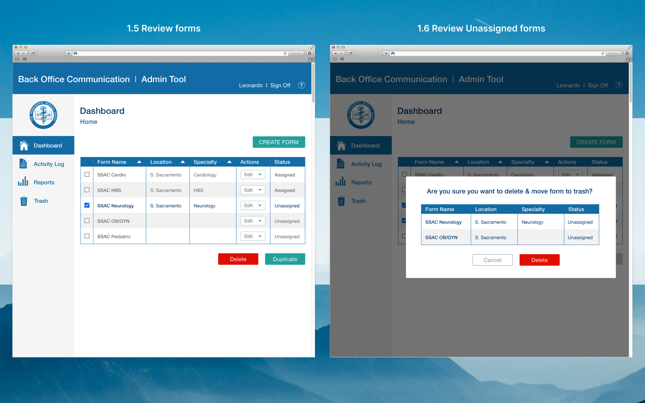 Back Office Application Design - Tejay's Workshop