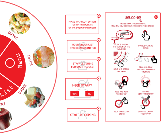 Interactive Menu Design - Buono Café - THKW | Advertising Design | Art ...