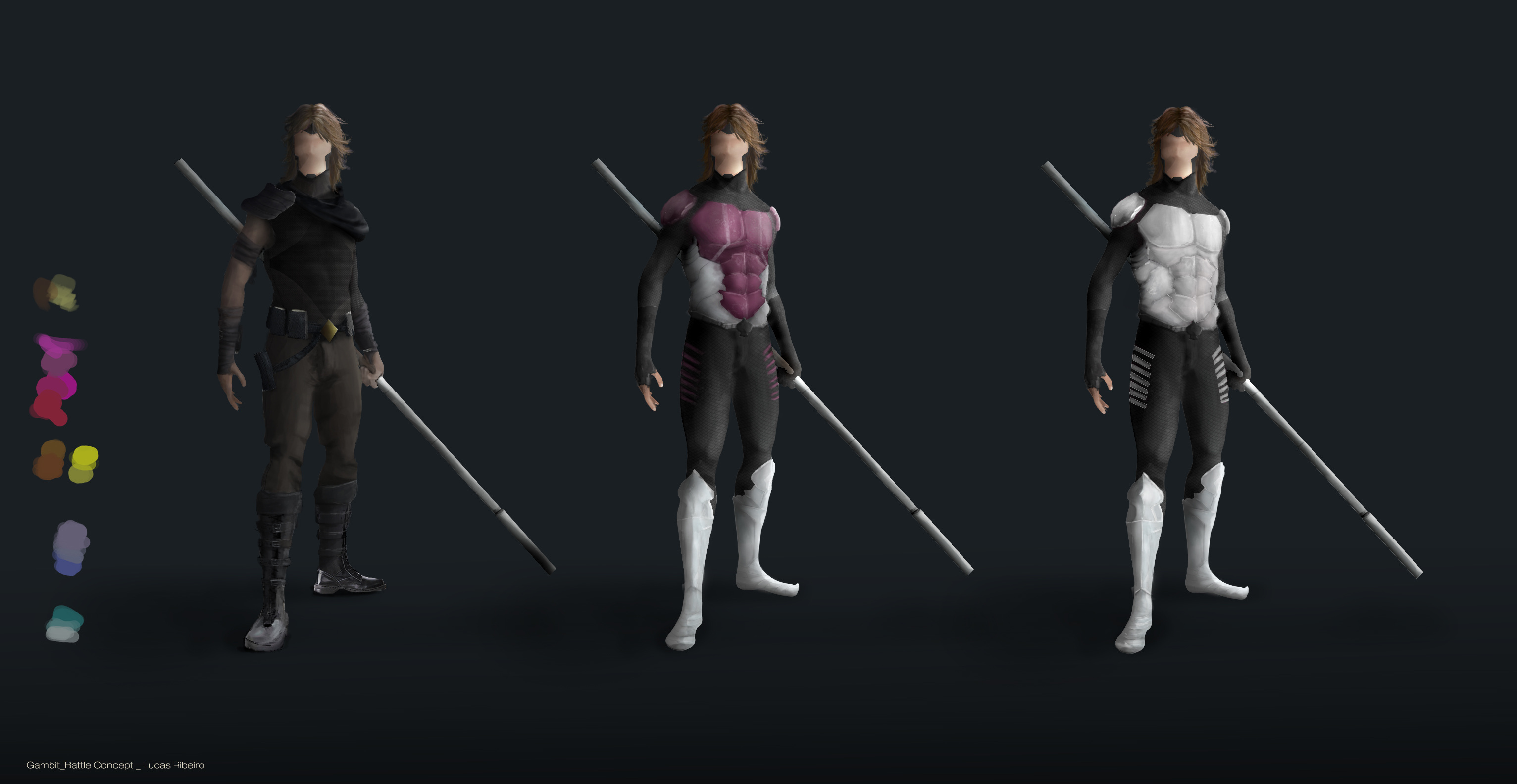GAMBIT CONCEPT ART LucasRibeiro